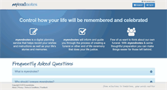 Desktop Screenshot of myendnotes.com